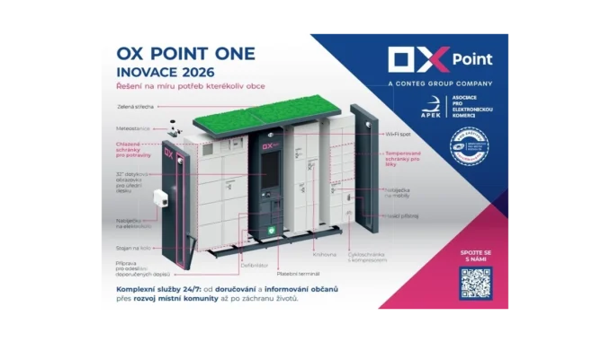 Zásilkové boxy OX Point: Výhoda pro obce