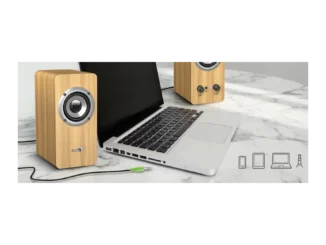 Elegantní reproduktory Genius SP-HF400 s 10 W výkonem