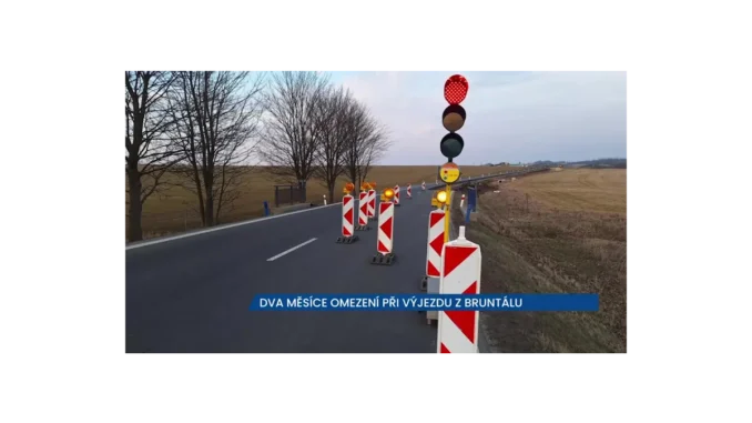 Dopravní omezení v Bruntálu kvůli obchvatu do května
