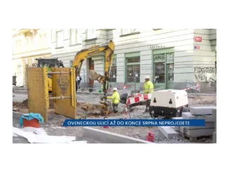 Opravy Ovenecké ulice v Praze 7 do konce srpna