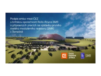 Smlouvy ČEZ a Rolls-Royce SMR v Temelíně podepsány