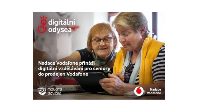 Vodafone spouští Digitální odysea pro všechny seniory