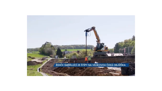 Rekonstrukce silnice ve Štípě a její objížďka
