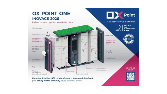 Zásilkové boxy OX Point pro obce a ekologie