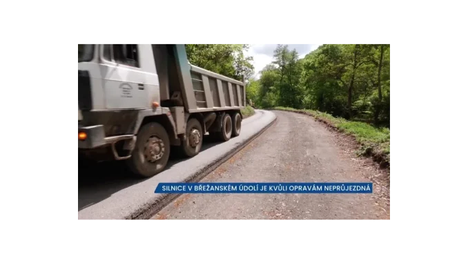 Opravy v Břežanském údolí ovlivňují dopravu
