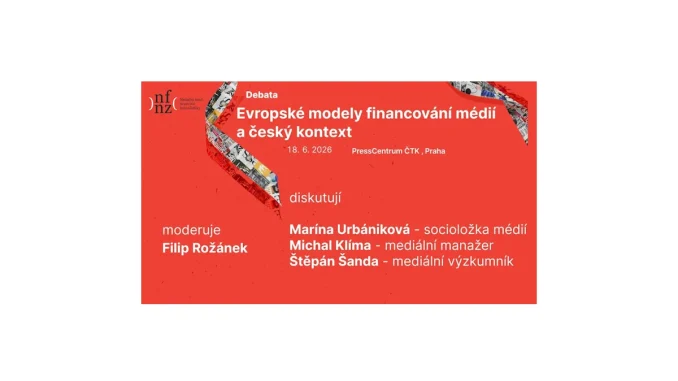 Debata o žurnalistika a financování médií v Evropě