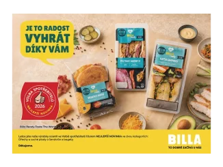 BILLA představuje oceněné novinky pro spotřebitele