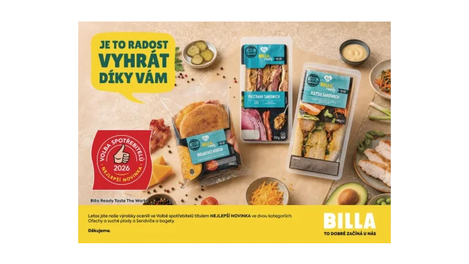 BILLA představuje oceněné novinky pro spotřebitele