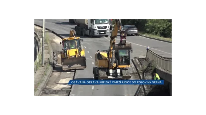 Omezení dopravy na Kbelské v Praze až do srpna