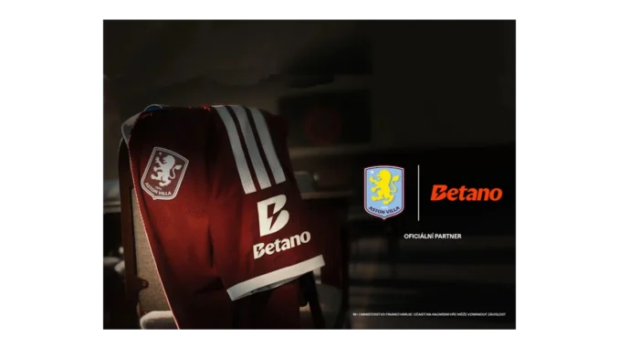Aston Villa a Betano obnovují spolupráci na 3 roky