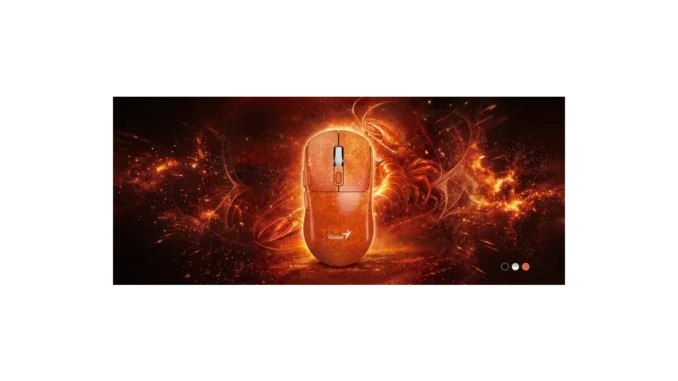 Lehká bezdrátová myš Genius pro pohodlné použití