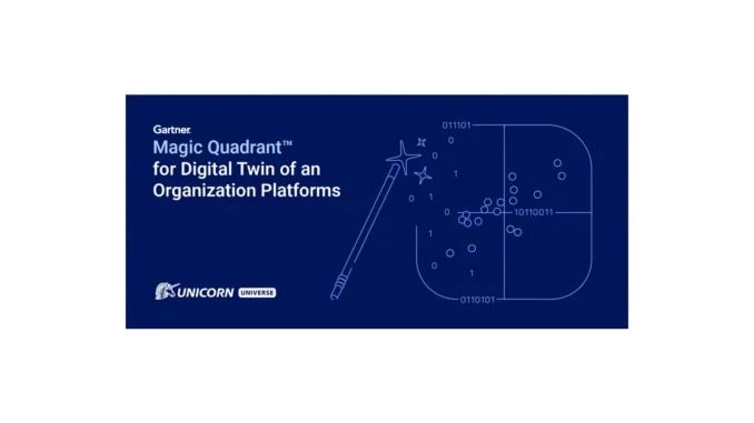 Unicorn v prestižním Gartner Magic Quadrant pro digitální dvojčata
