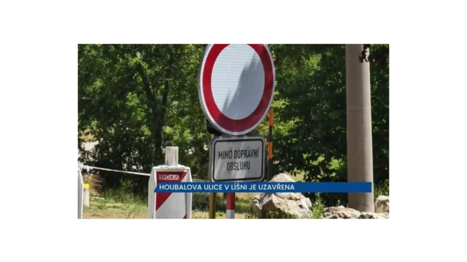 Rekonstrukce Houbalovy ulice v Líšni: Uzavírka trvá