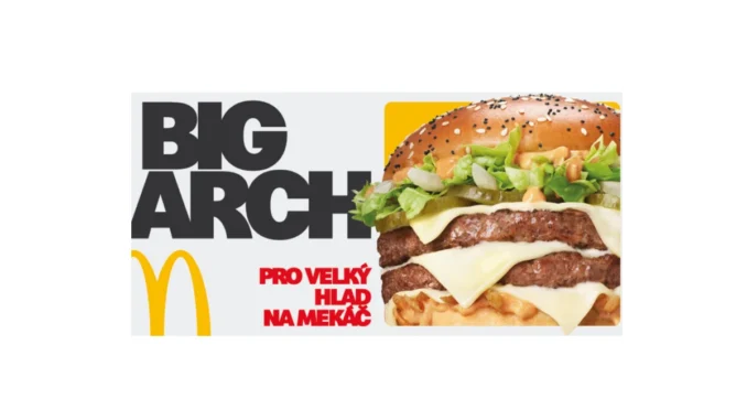 Nový Big Arch burger od McDonald's láká na chuť