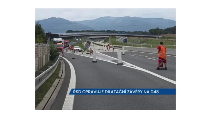 Dálnice D48: Opravy mostu nad Třanovicemi