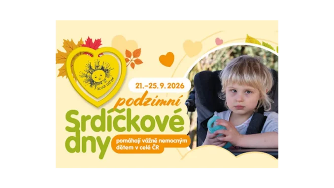 Podzimní Srdíčkové dny pomáhají nemocným dětem